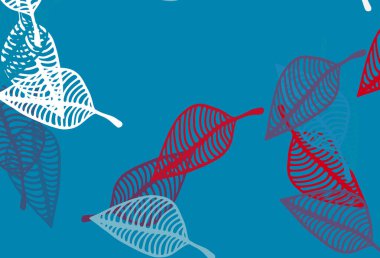 Açık Mavi, Kırmızı vektör karalama örtüsü.