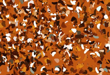 Rastgele biçimlerde Açık Turuncu vektör dokusu.