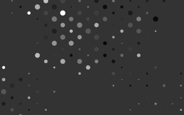 Noktalı vektör arkaplanı. Belirli soyut çemberlerle illüstrasyon. Web siteleri için desen