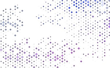 Konfetilerin geometrik şekilleri beyaz arkaplanda parlak ton renkleriyle