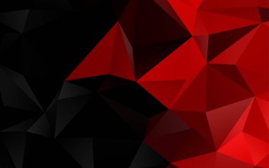 çokgen biçiminde soyut vektör deseni 