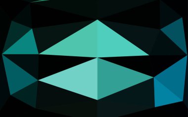 çokgen biçiminde soyut vektör deseni 