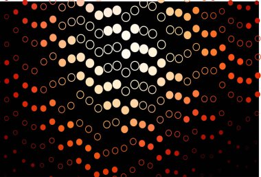 Koyu kırmızı, disklerle sarı vektör dokusu.