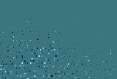 Kristaller ve dikdörtgenlerle hafif BLUE vektör deseni.