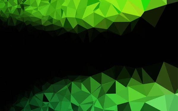 绿色多边形马赛克背景 — 图库矢量图片