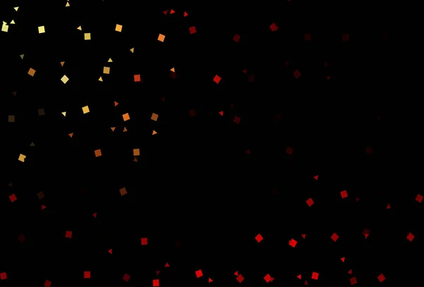 Темно Красный Векторный Узор Многоугольном Стиле Кругами — стоковый вектор