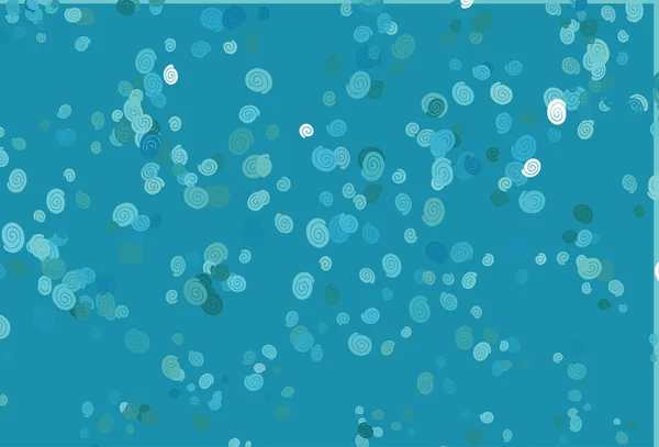 Modèle Vectoriel Bleu Clair Avec Des Formes Lave — Image vectorielle