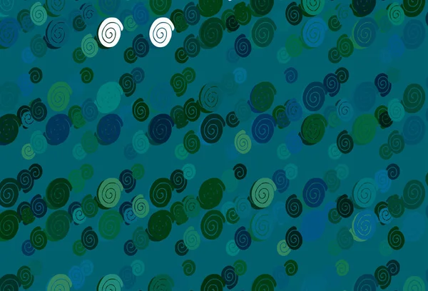 Azul Claro Plantilla Vector Verde Con Líneas Dobladas — Archivo Imágenes Vectoriales