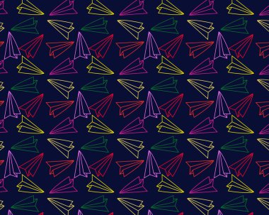 Kağıt düzlem kusursuz desen tasarımı