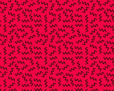 Dağıtılmış Dalgalı Çizgiler Tek Renkli Doku