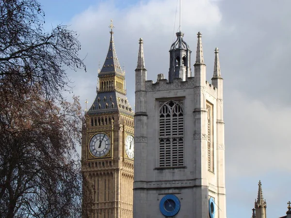 Spojené Království Londýn Big Ben Church Trhu — Stock fotografie