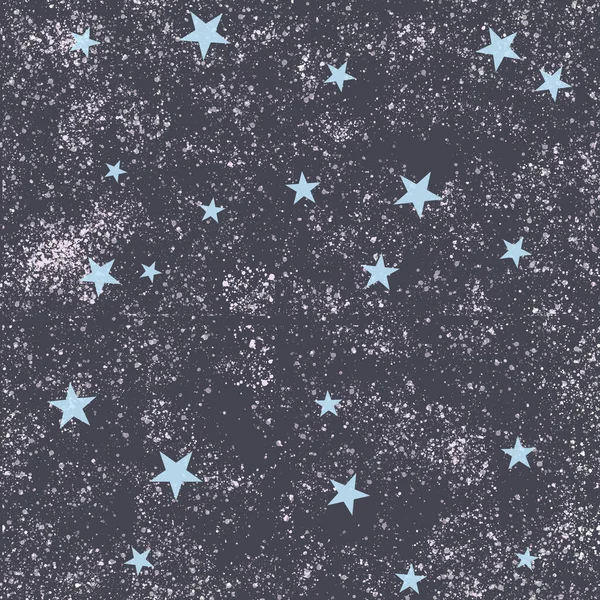 추상적 별들의 그림이 그려진 밤하늘 — 스톡 사진