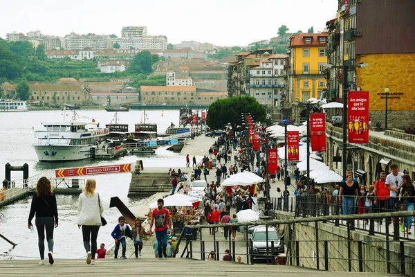 Porto Portugal Europa Juni 2018 Stad Landschap Zonnige Zomerdag — Stockfoto