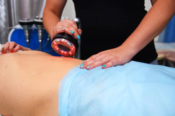 Pelle Che Stringe Massaggio Sottovuoto Cosmetologia Hardware Cura Del Corpo — Foto Stock