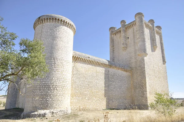 Torrelobaton Kalesi Valladolid Kastilya Leon Spanya Daki Önemli Iyi Korunmuş — Stok fotoğraf