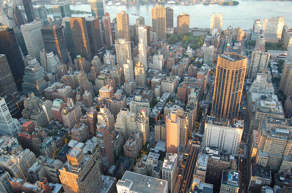 Panoramic view of New York city