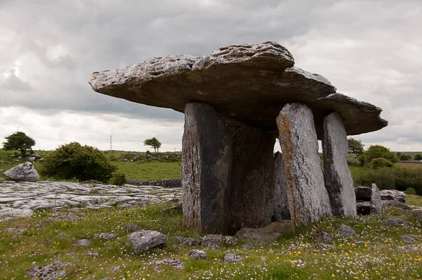 Burren, County Clare, İrlanda, Neolitik dönemde Poulnabrone dolmen.