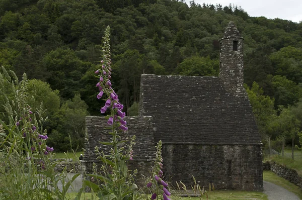 Glendalough Monastic Settlement Founded 6Th Century Kevin Located County Wicklow — Stock Photo, Image