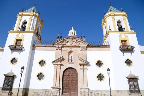 Vista Igreja Paroquial Socorro Ronda Málaga Espanha — Fotografia de Stock