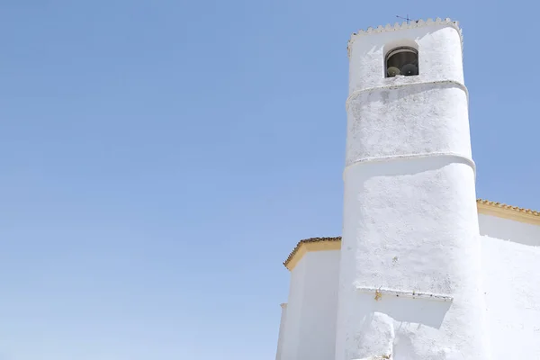 Πύργος Ρολογιού Της Εκκλησίας Του San Juan Στη Zahara Sierra — Φωτογραφία Αρχείου