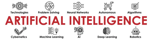 人工知能のベクトル図 — ストックベクタ