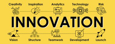 Yenilik yazı işaretleri, vektör çizim