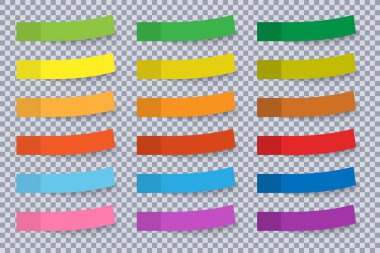 renkli çıkartmalar, vektör çizim seti