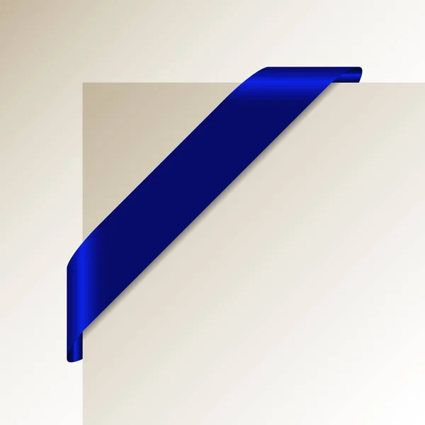 蓝色丝带模板 向量例证 — 图库矢量图片