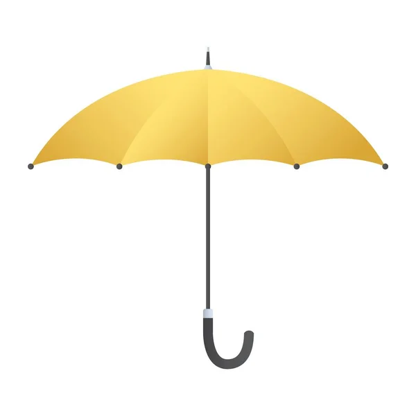 Colored Umbrella White Background Illustration — Stock Vector