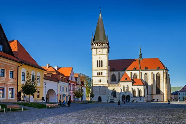 Belediye Meydanı Bardejov Slovakya — Stok fotoğraf