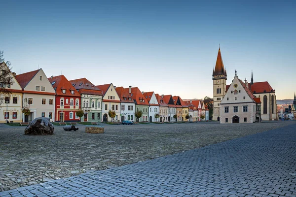 Belediye Binası Meydanı Belediye Binası Bardejov Slovakya — Stok fotoğraf