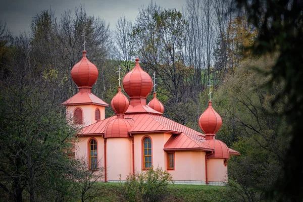 Igreja Ortodoxa Hrabova Roztoka Eslováquia — Fotografia de Stock