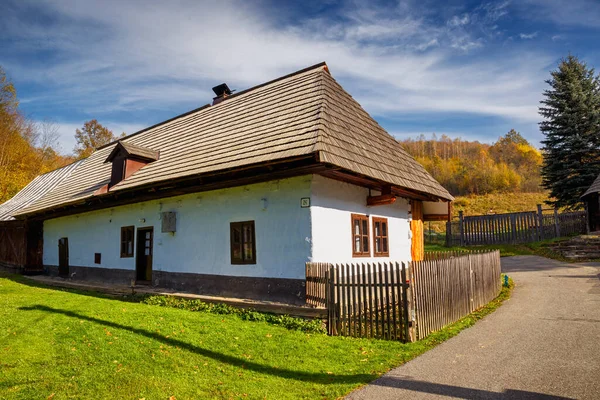 Wiejski Dom Krajne Cierno Słowacja — Zdjęcie stockowe
