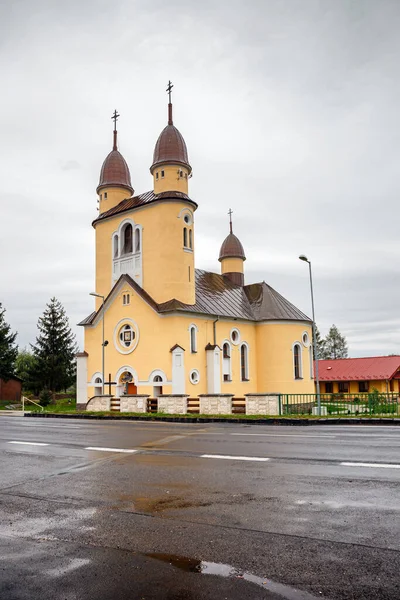 Zaluzice Igreja Católica Grega Santíssima Trindade Eslováquia — Fotografia de Stock
