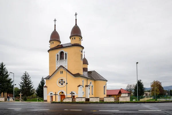 Zaluzice Igreja Católica Grega Santíssima Trindade Eslováquia — Fotografia de Stock