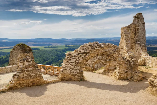 Ruinas Del Castillo Cachtice Eslovaquia —  Fotos de Stock