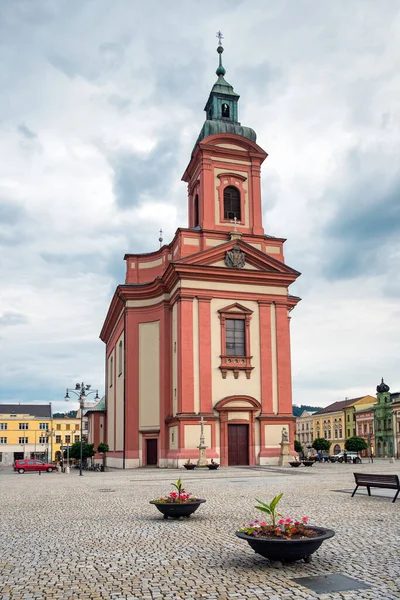 Kostel Jana Křtitele Česká Republika — Stock fotografie