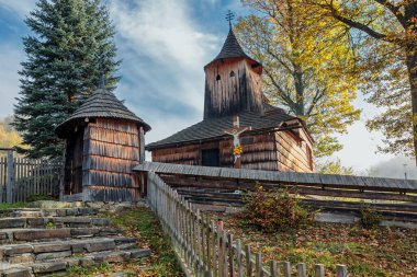 Krajne Cierno, St. Kilisesi. Büyük Basil, Slovakya.