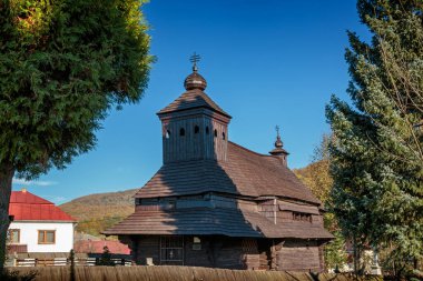 Ulicske Krive, Yunan Katolik tahta tapınağı Başmelek Michael, Slovakya.