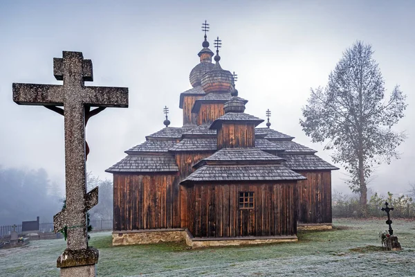 Greek Catholic Wooden Church Church Paraskieva Dobroslava Slovakia — Stock Photo, Image