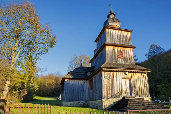 Chiesa Greco Cattolica Legno Chiesa Santa Paraskieva Dobroslava Slovacchia — Foto Stock