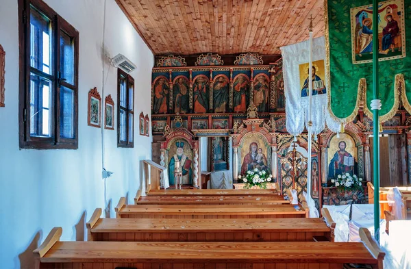 Kalna Roztoka Plastered Wooden Church John Baptist Slovakia — Stock Photo, Image