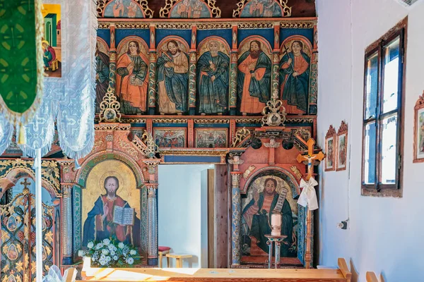 Kalna Roztoka Iglesia Madera Enlucida Juan Bautista Eslovaquia —  Fotos de Stock