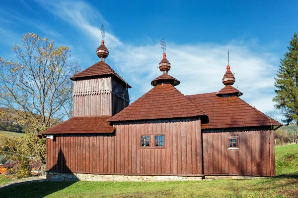 Korejovce Greckokatolicki Kościół Ochrony Dziewicy Słowacja — Zdjęcie stockowe