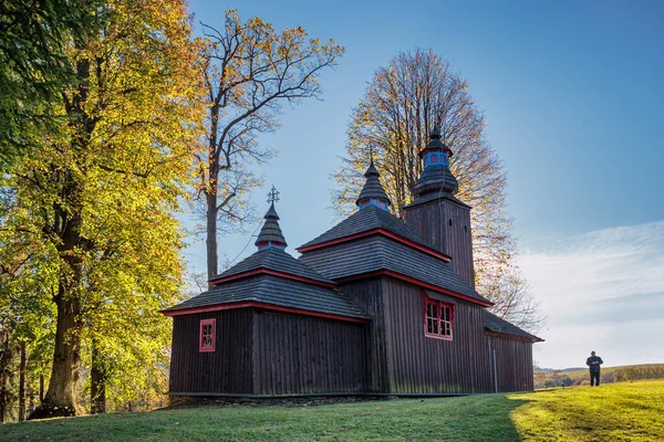 Semetkovce Templo Arcanjo Miguel Eslováquia — Fotografia de Stock