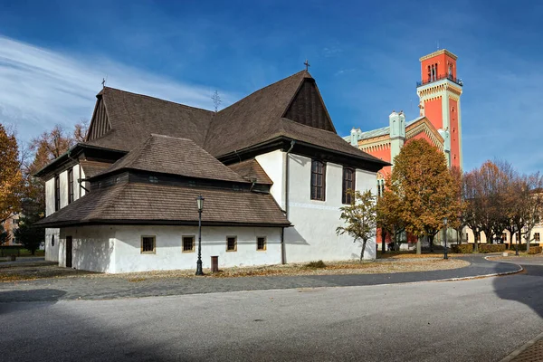 Kezmarok Evangelisch Kerk Slowakije — Stockfoto