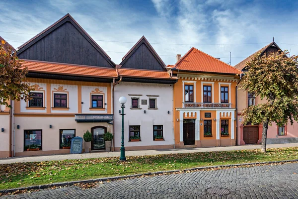 Готель Hviezdoslav Kezmarok Словаччина — стокове фото