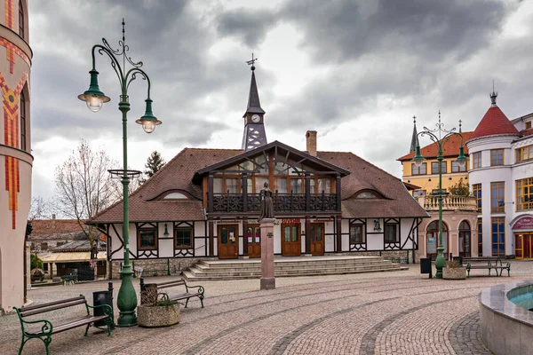 Plaza Europa Komarno Eslovaquia — Foto de Stock