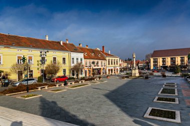 Koszeg, meydanlar, merkez meydan, Macaristan.
