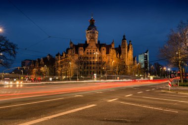 Eski kasaba salonu Leipzig, Almanya.